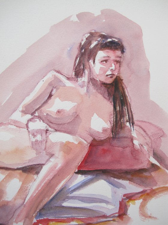 Reclining female nude