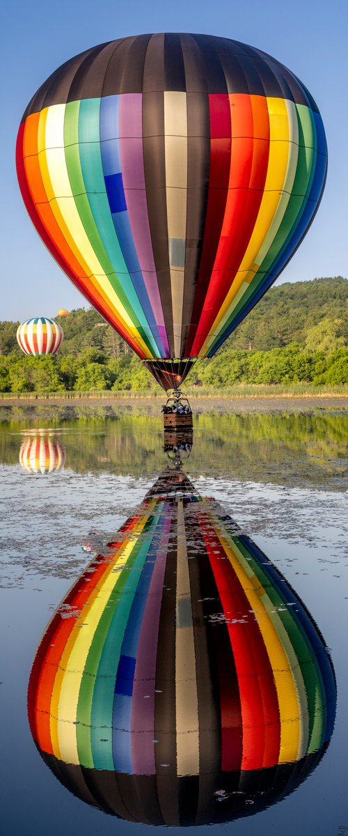 Reflection, Quechee by Francois de Melogue