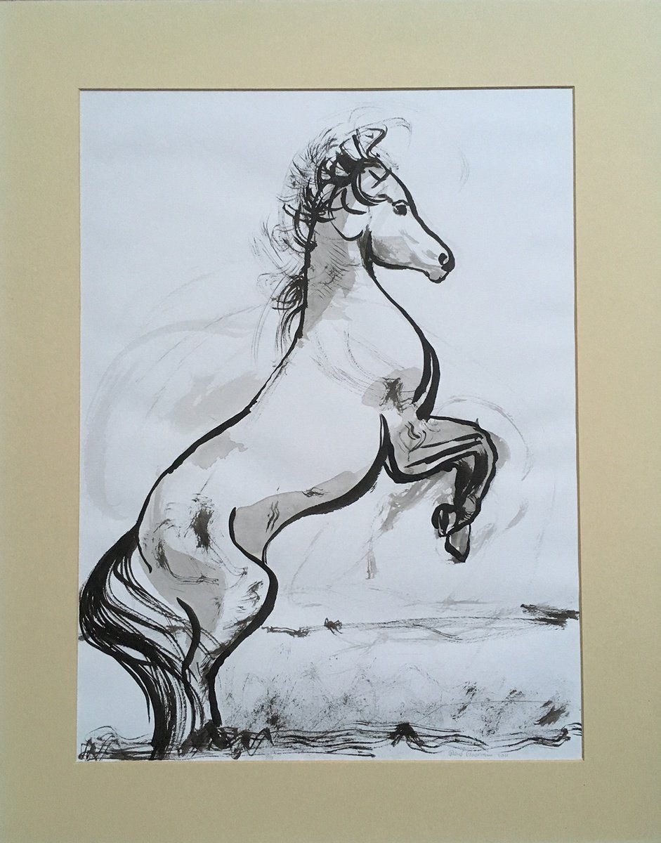 Prancing horse by Ren Goorman