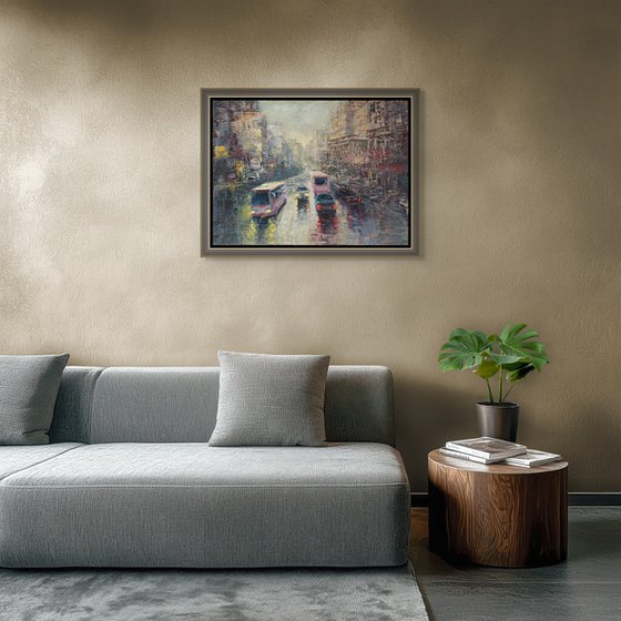 Urban Rhythm in the Rain