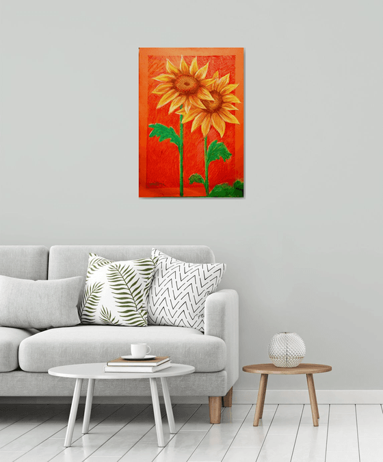 Two Sunflowers