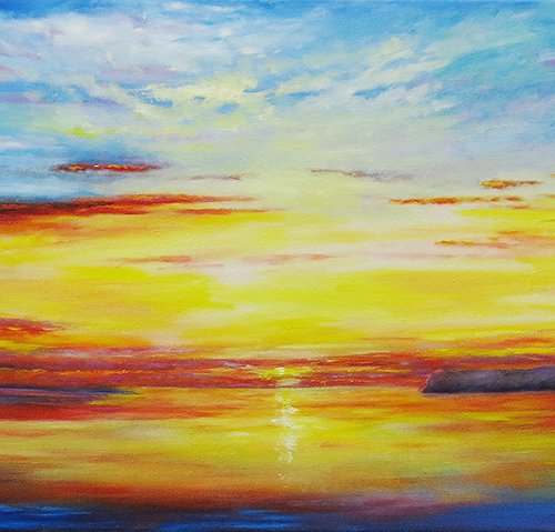 Spanish Sunset by Maureen Greenwood