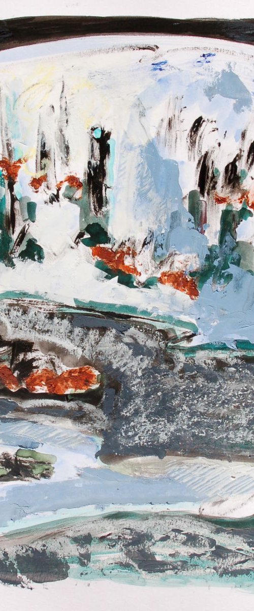 "Pond Ice" by Lorie Schackmann