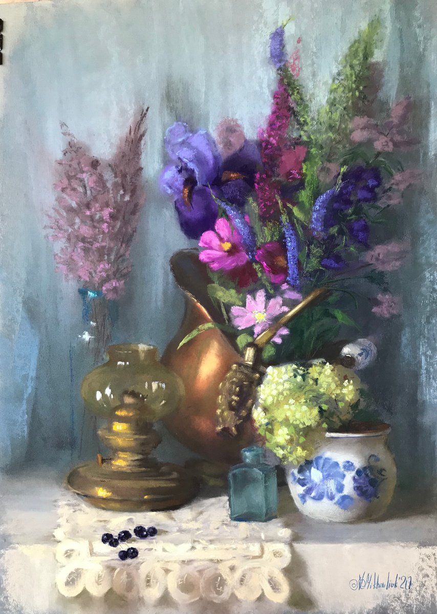 Still Life with Hydrangea by Nataly Mikhailiuk