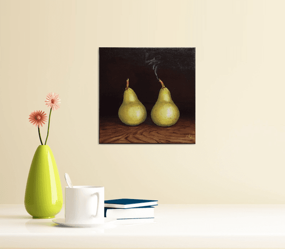 Smoked pears