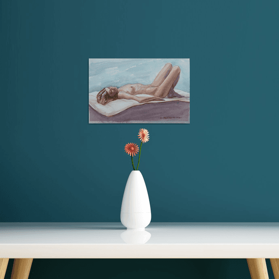 Reclining female nude