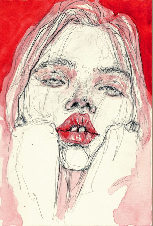 Red Girl by Doriana Popa