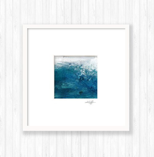 Nature's Music 6 - Textural Ocean Painting by Kathy Morton Stanion by Kathy Morton Stanion