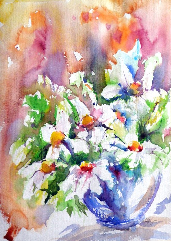 White flowers V