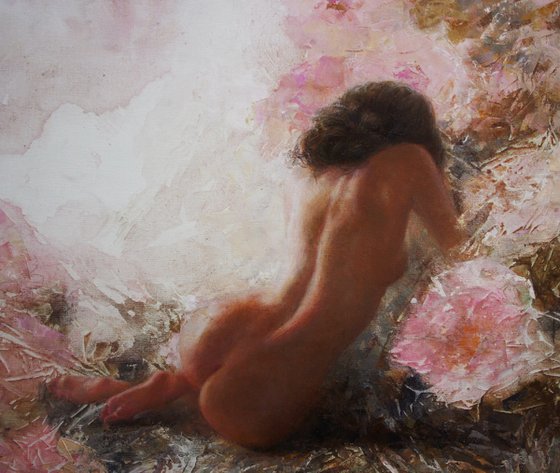 В обятьях цвето.Анна Добродий