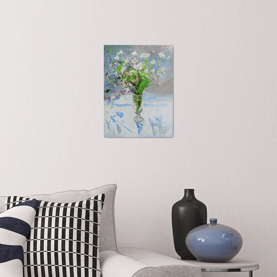 " Still life of wildflowers "