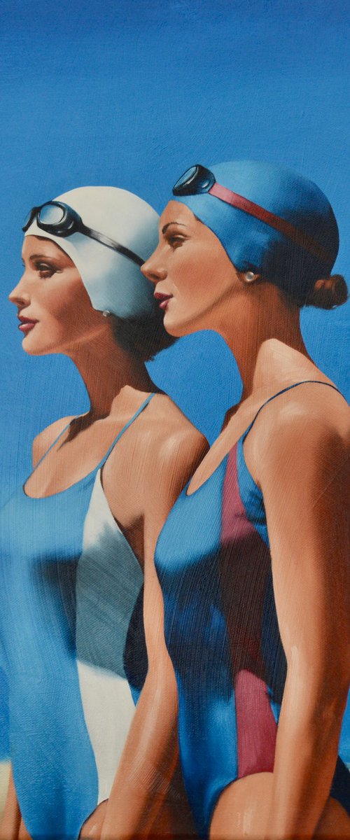 Malibu in blue by Johnny Popkess