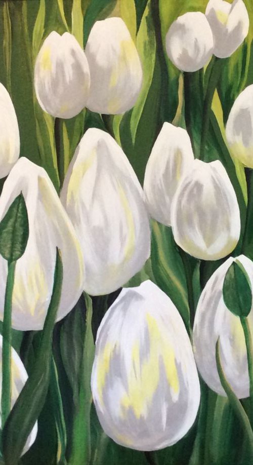 White Tulips by Anne Shaughnessy