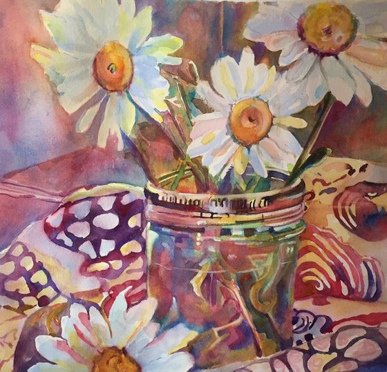 Daisies in a Jar