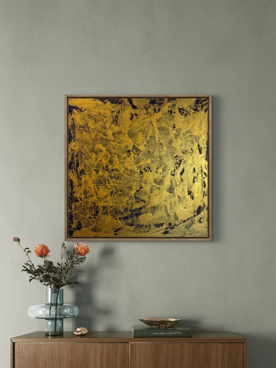 Echoes of Fire 70x70x2 cm