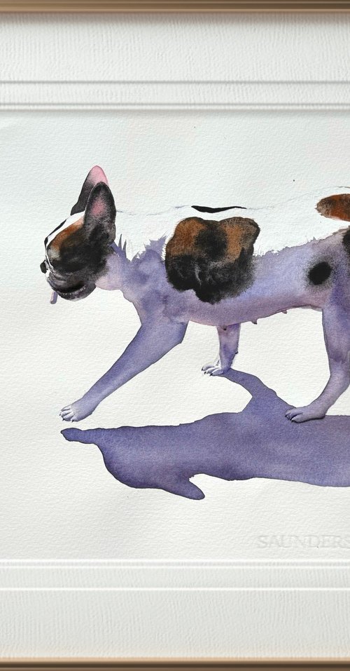 French Bulldog Black&amp;White Dog by Yuliia Sharapova