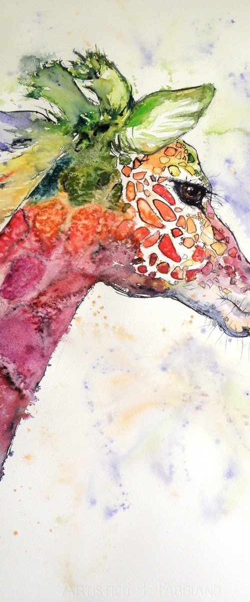 Funny giraffe by Kovács Anna Brigitta