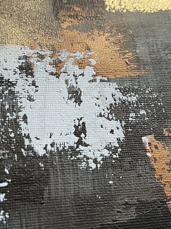 Gold, bronze abstraction