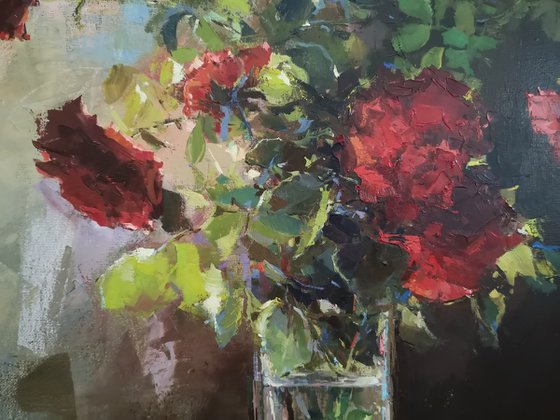 Wild roses (18x24'')