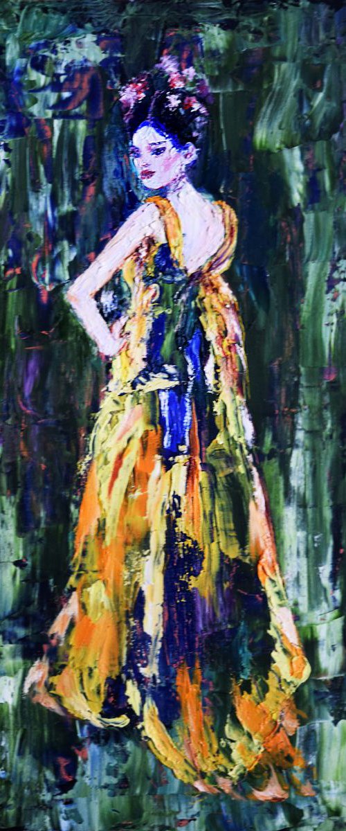 The Yellow dress by Anna Sidi-Yacoub