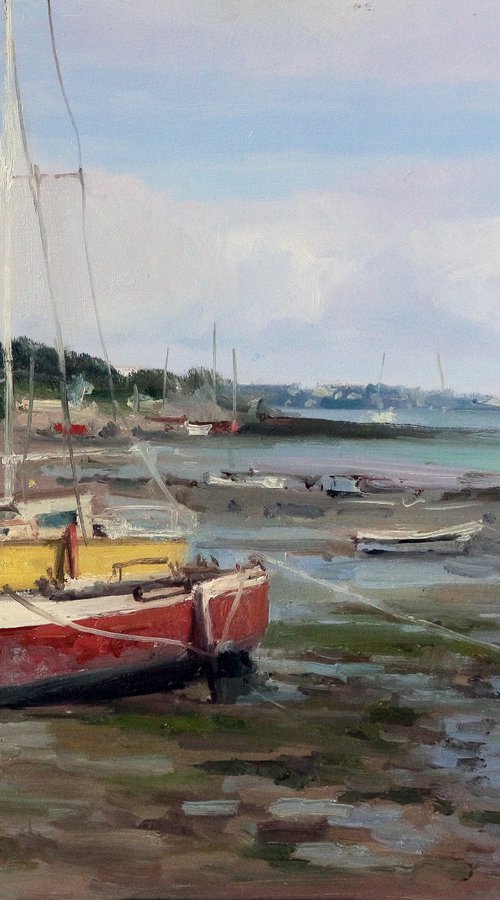 Boats at L'ïle de Batz by Pascal Giroud