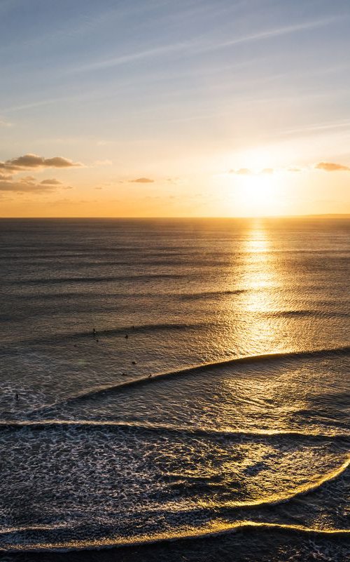 SUNSET SURFING 3 by Andrew Lever