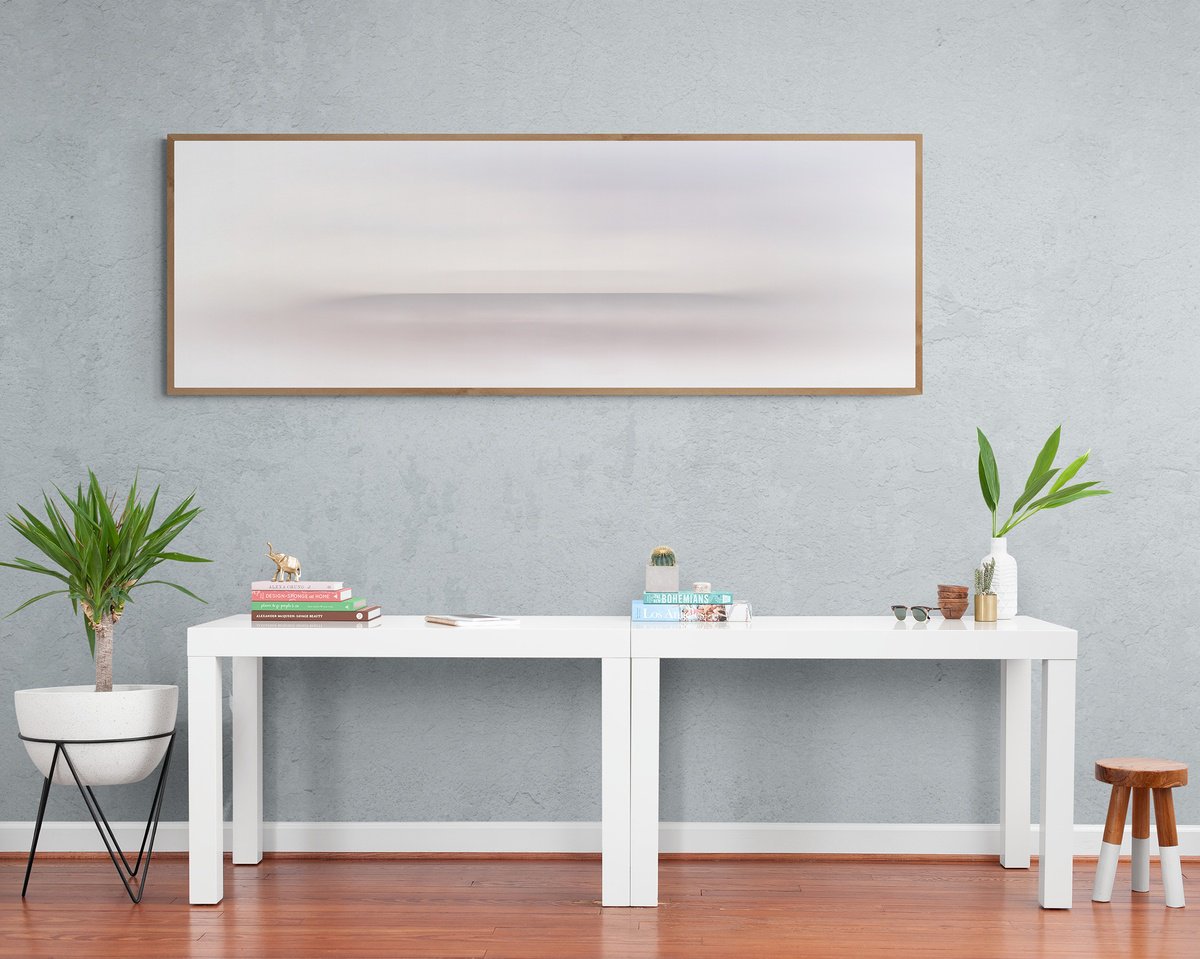 Geometric Abstract Photograph By Karim Carella, 49 X 18", ?-K20, Original Artwork