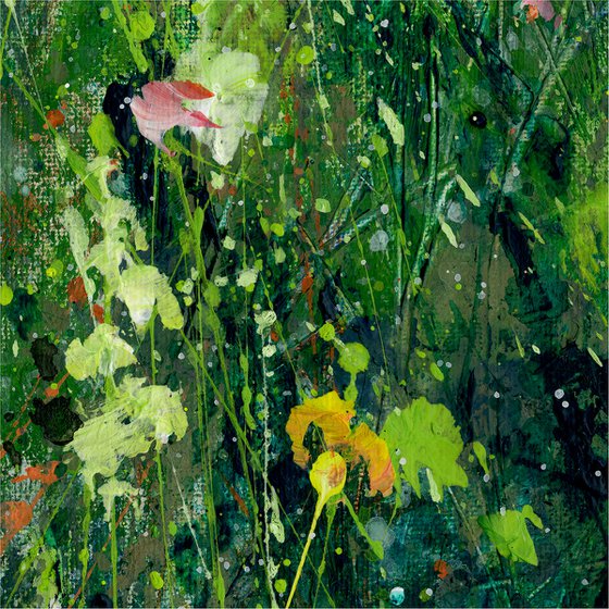 Dreaming In The Meadow - Floral Painting by Kathy Morton Stanion