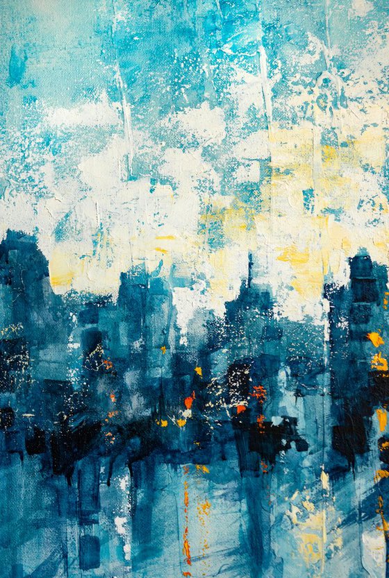 " Breath of the city " abstract cityscapes