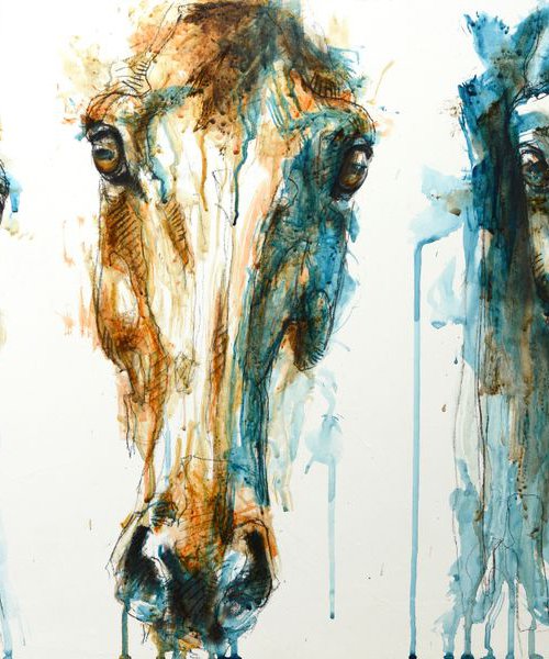 Face to Face 18t by Benedicte Gele