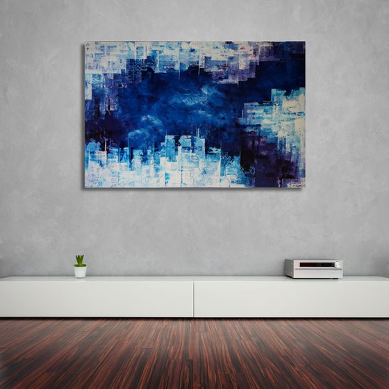 The Big Blue Beyond (150 x 100 cm) XXXL (60 x 40 inches)