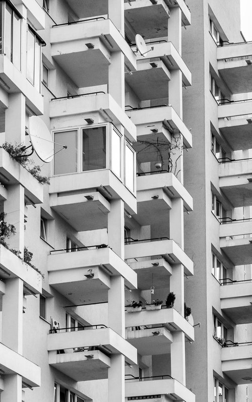 The houses of concrete. (from "Living in Poland" set) by Adam Mazek