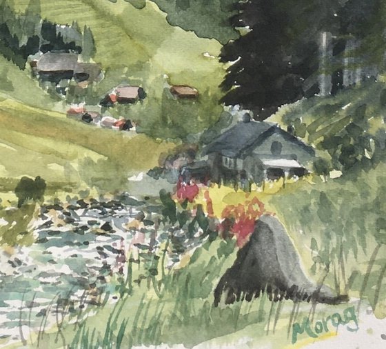 Clouds Lifting Over St. Quirin