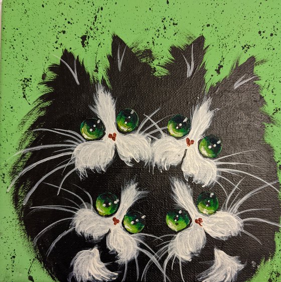 Green cats