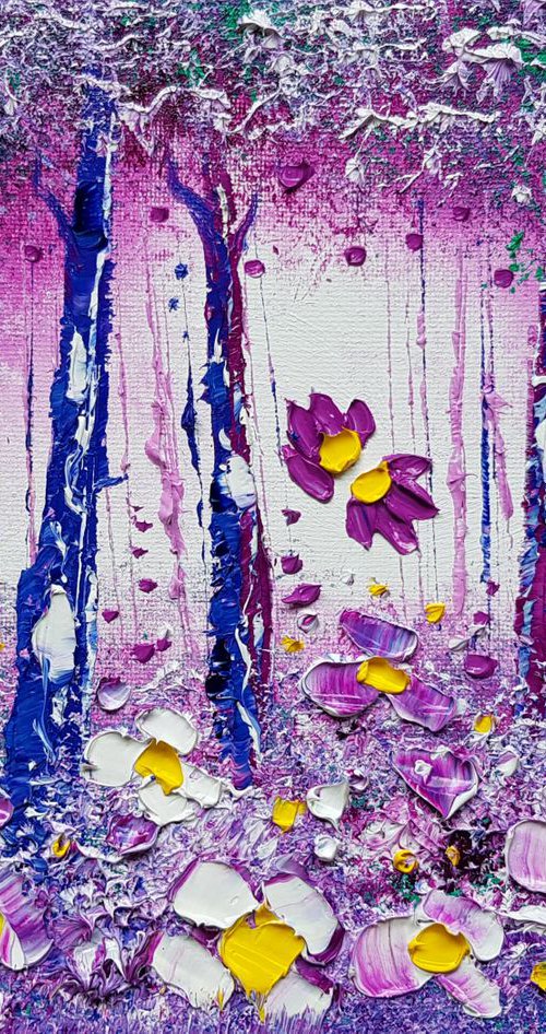 "Winter Forest & Flowers in Love" by Phil Broad