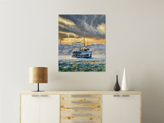 "Evening Sea Sunset"