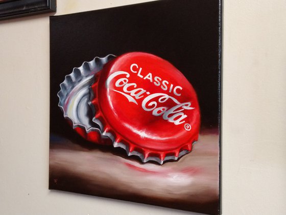 Classic Coca Cola still life