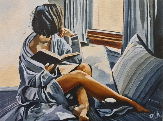 Lady by the window 40*30