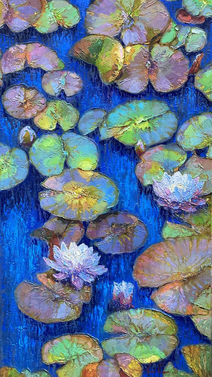 Water lilies. by Andriy Vutyanov