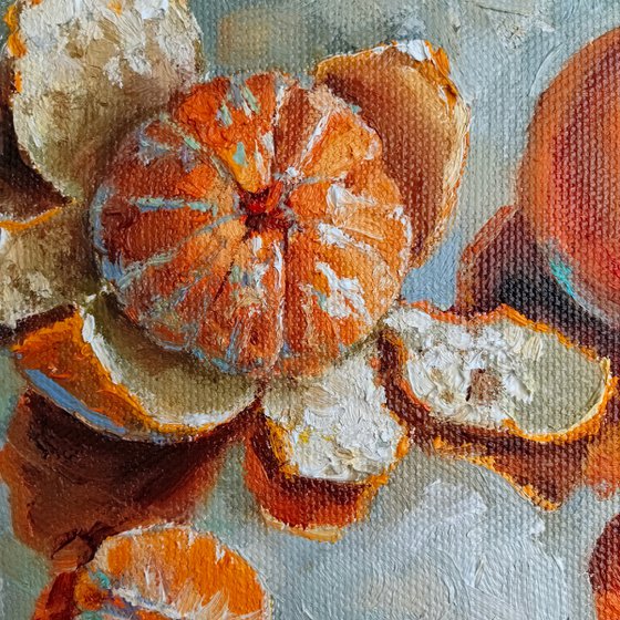 Clementine fruit still life