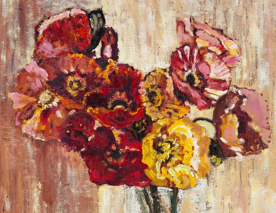 Poppies in a Vase