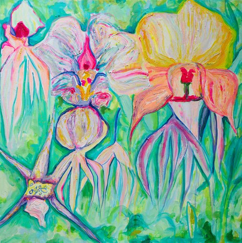 'Orchid Frenzy' by Kathryn Sillince