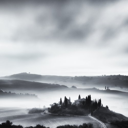 Dissolving mist before the dawn by Karim Carella