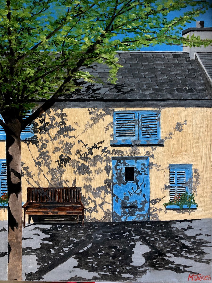Little Cottage By Maggie Jukes, 12 X 16, Artwork For Sale On Artfinder