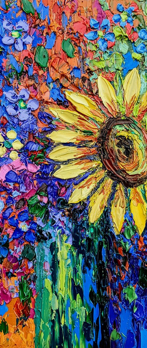 Sunflower strength by Paige Castile