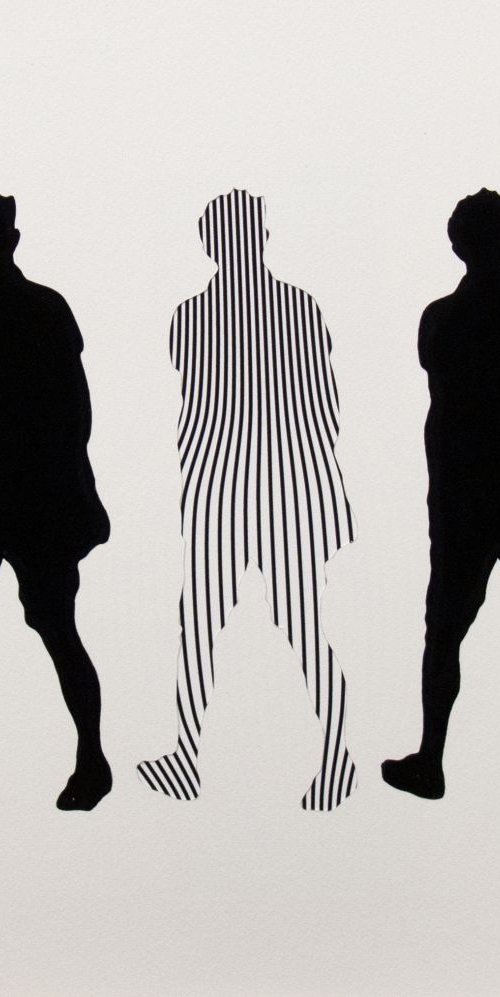 Three walking men V04 -  Tehos by Tehos