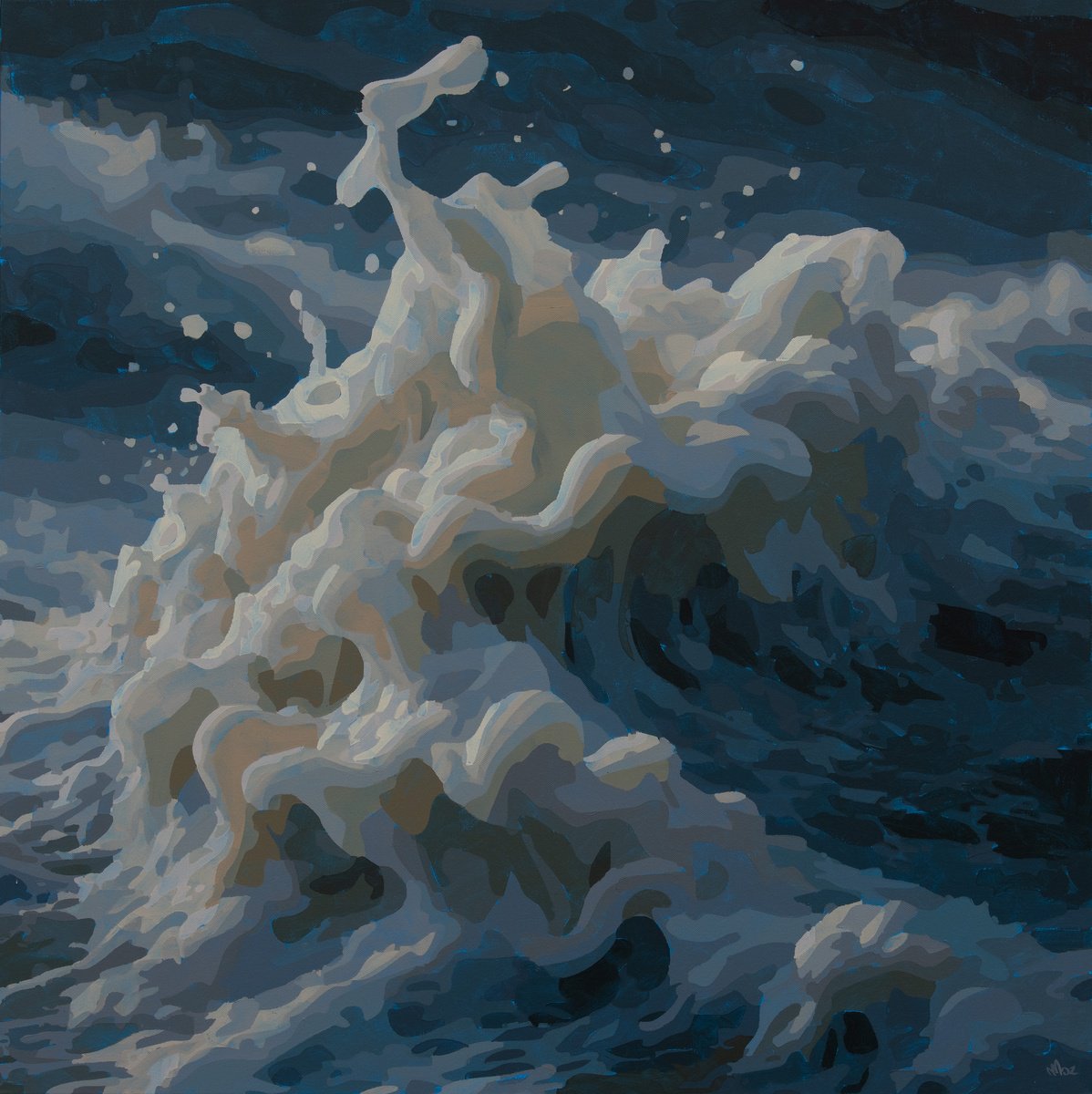 Onda #4 By Marco Barberio, 31 X 31, Artwork For Sale On Artfinder