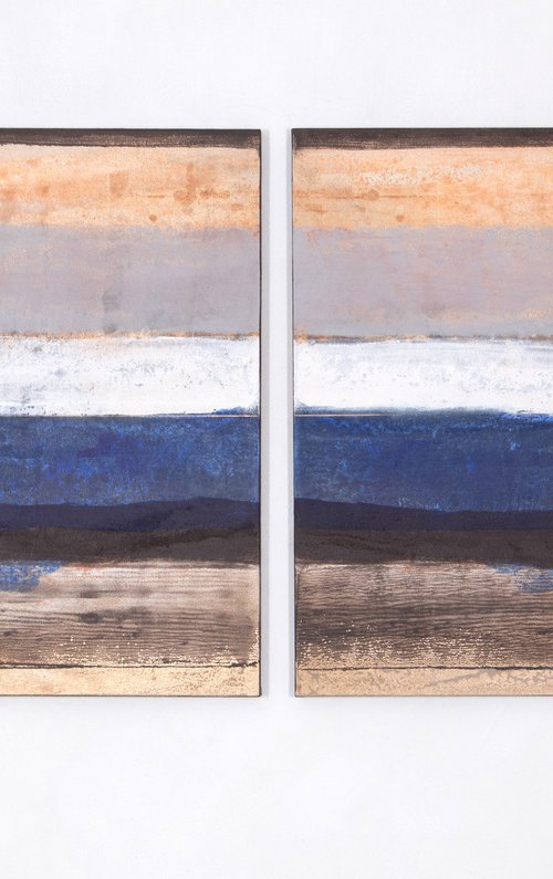 No. 23-36 (170 x 85 cm ) Diptych by Rokas Berziunas