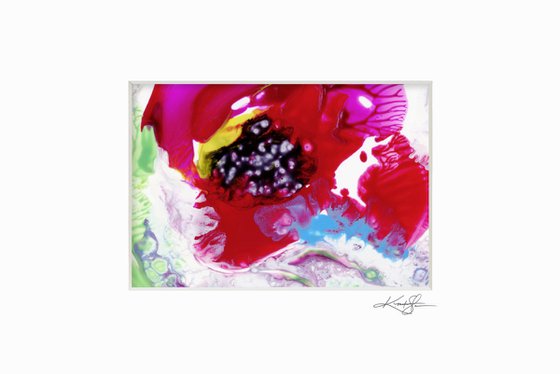 Blooming Magic 164 - Abstract Floral Painting by Kathy Morton Stanion