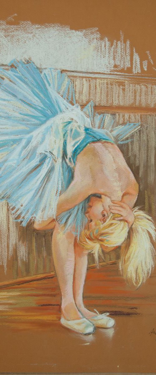 Dancer Stretching Study II by Andre Leonard